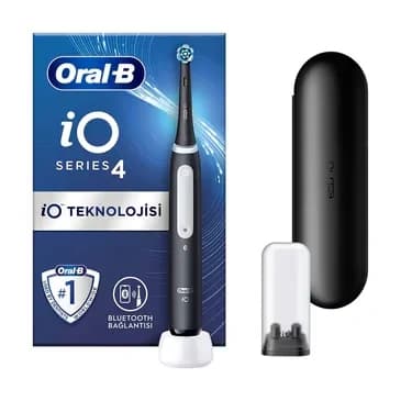 Oral-B iO4 Schwarze Elektrische Zahnbürste