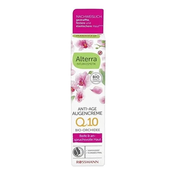 Alterra Anti-Aging Augencreme mit Bio-Ölen und Extrakten 15ml