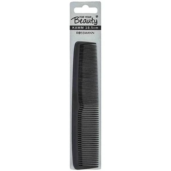 Schwarzer Stylingkamm 18,5 cm von For Your Beauty - Elegant &amp; Langlebig