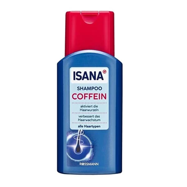 Isana Koffein Shampoo 250ml - Fördert Haarwachstum & Vitalität