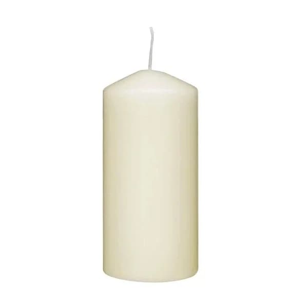 Rubinlicht 150mm Zylinderkerze - Champagner