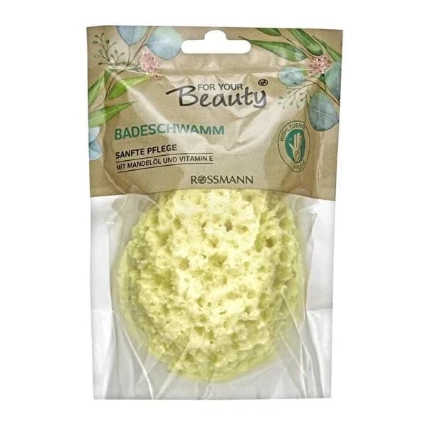 Almondöl-Badeschwamm mit Vitamin E von For Your Beauty