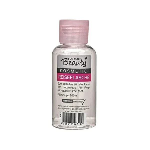 For Your Beauty 100ml Reiseflasche - Auslaufsicher & Vielseitig