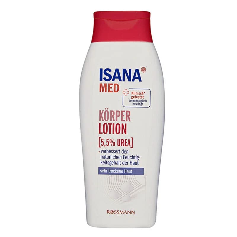 Isana Med Körperlotion 250ml für sehr trockene Hautpflege