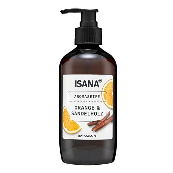 Isana Vegane Flüssigseife - Aroma Orange & Sandelholz 350ml