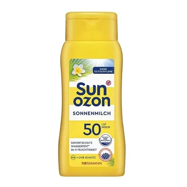 Sunozon Vegane Sonnenmilch SPF 50 - Empfindliche Haut, 200ml