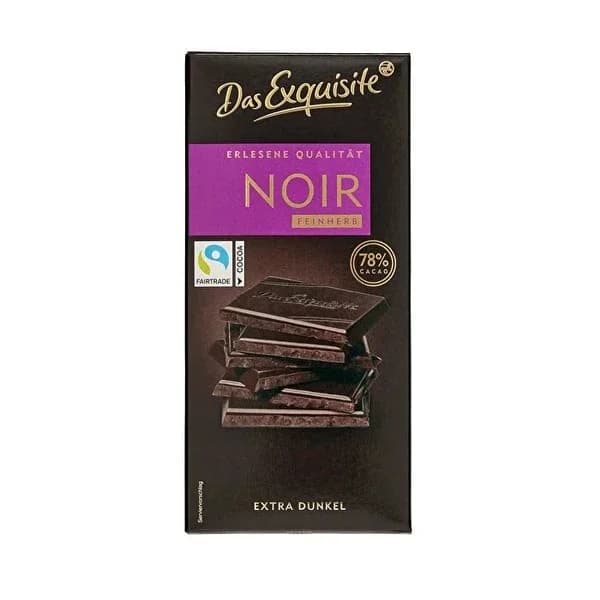 Das Exquisite 78% Kakao Extra Bitter Schokolade Tabletten 100g