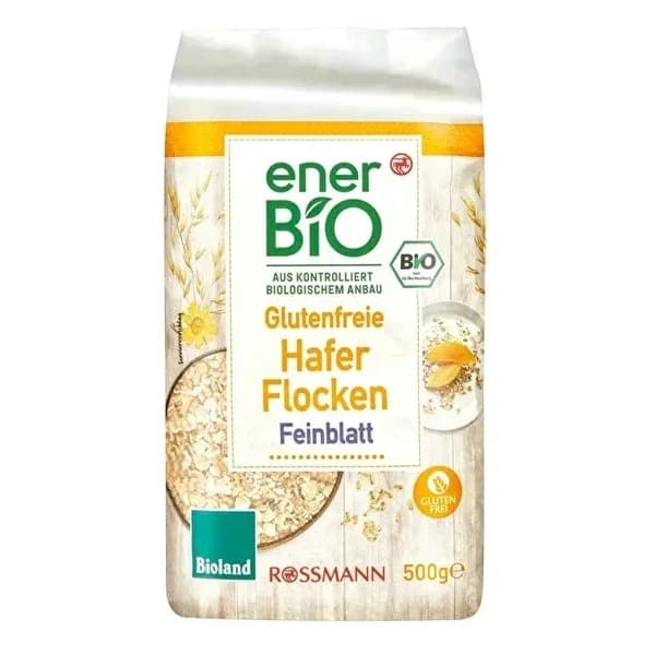 enerBiO Bio Glutenfreie Knusperhafer 500g