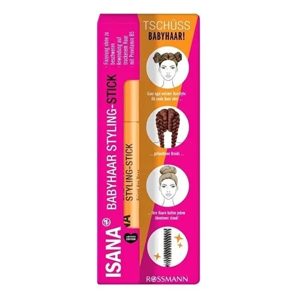 Isana Baby Haarstick 10ml - Vegan, Schnelle Lösung für Babyhaare