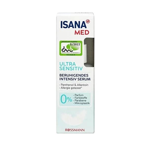 Isana Med Vegan Serum 30ml - Feuchtigkeitsspendend & Dermatologisch Genehmigt