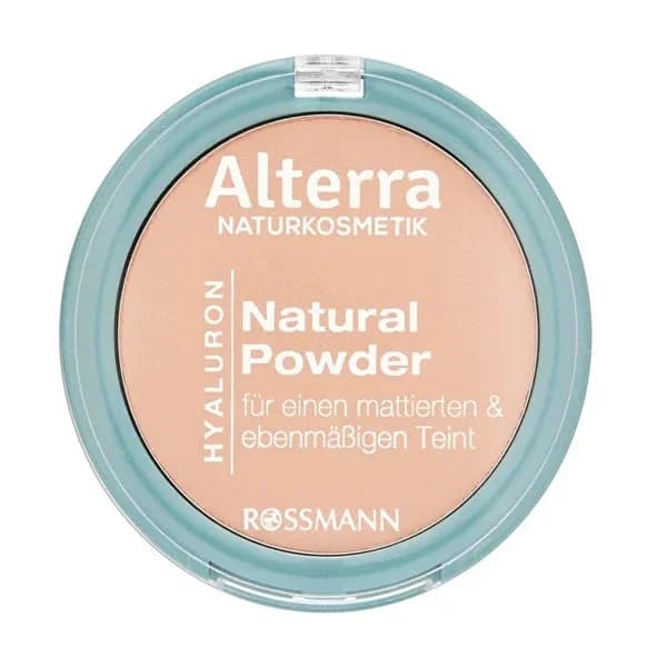 Alterra Puder Hyaluron Nr.02 Mittel 9 g - Seidig Mattes Hautbild mit Hanföl