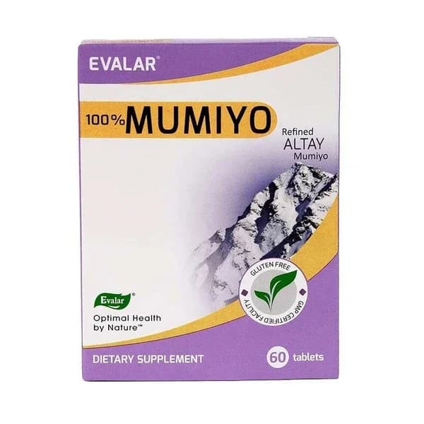 Evalar Mumiyo Tabletten - Immunsupport & Energieboost, 60 Stück