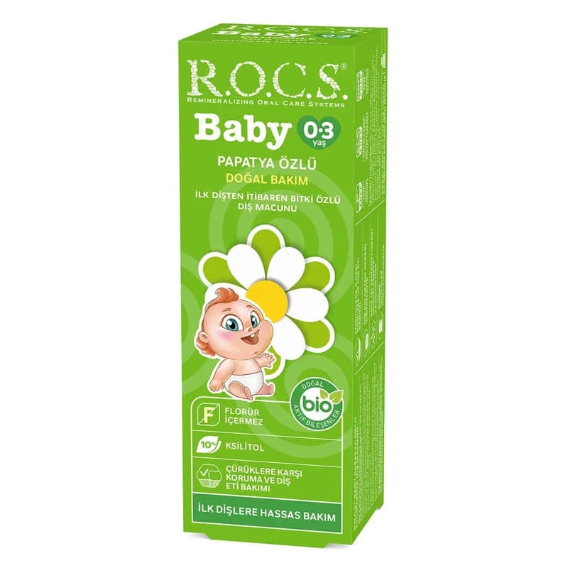 ROCS Baby schluckbare Zahnpasta mit Kamille 35ml