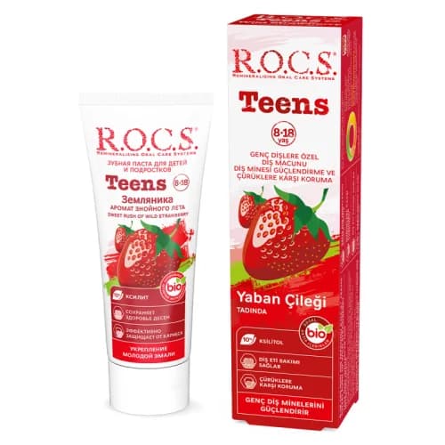 ROCS Teens Wild Strawberry Zahnpasta 60ml