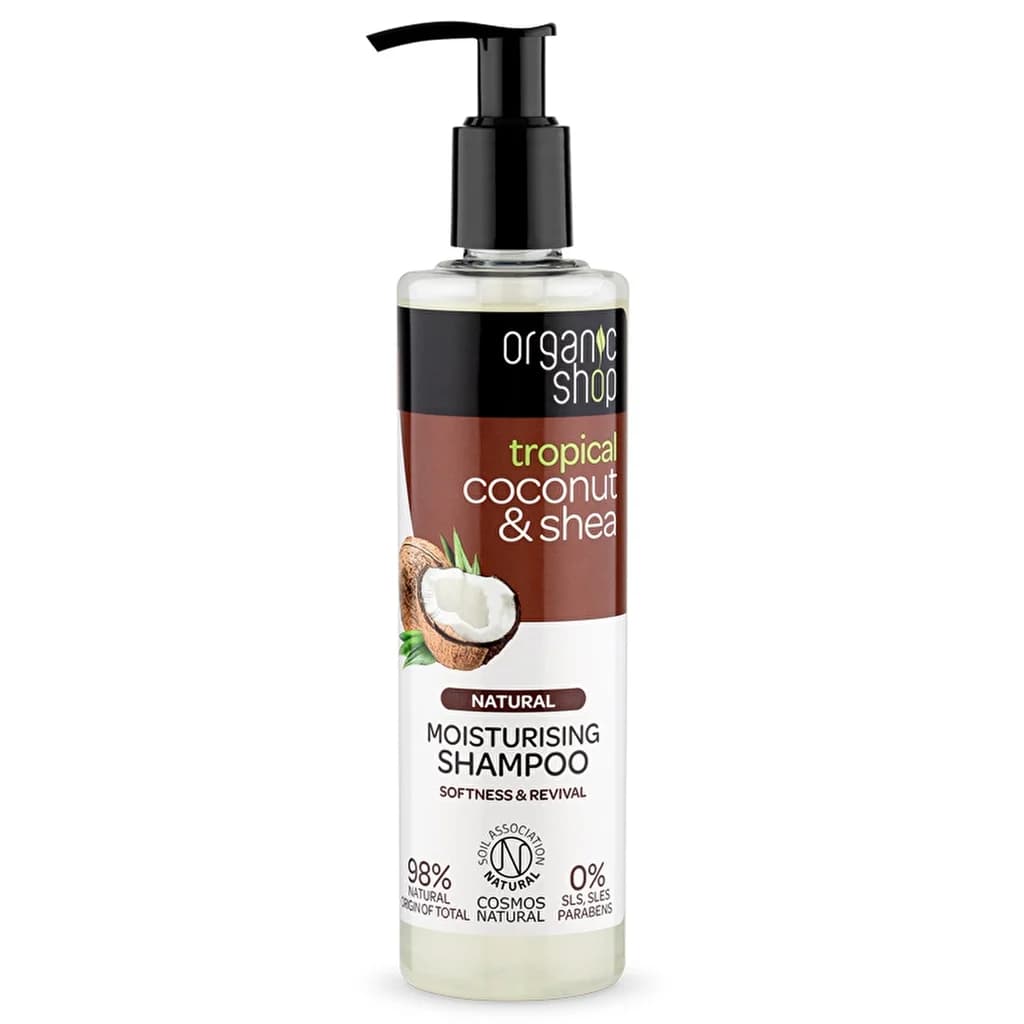 Bio Shop Kokosnuss- und Sheabutter Shampoo 280ml