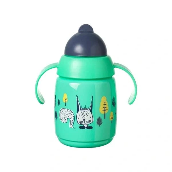 Tommee Tippee Superstar 300ml Trinkbecher mit Strohhalm - Grün