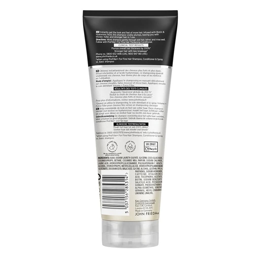 John Frieda ProFiller+ Volumen Shampoo 250ml