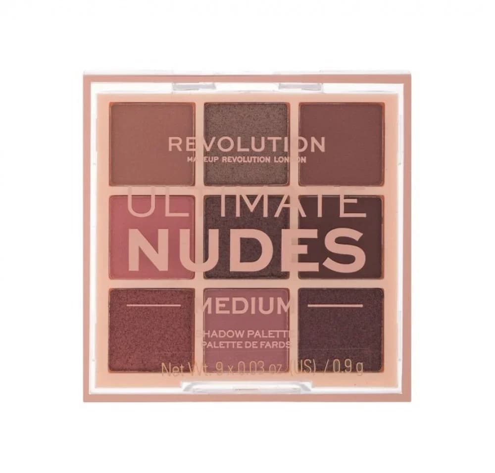 Revolution Ultimate Nudes Lidschattenpalette Mittel von Revolution