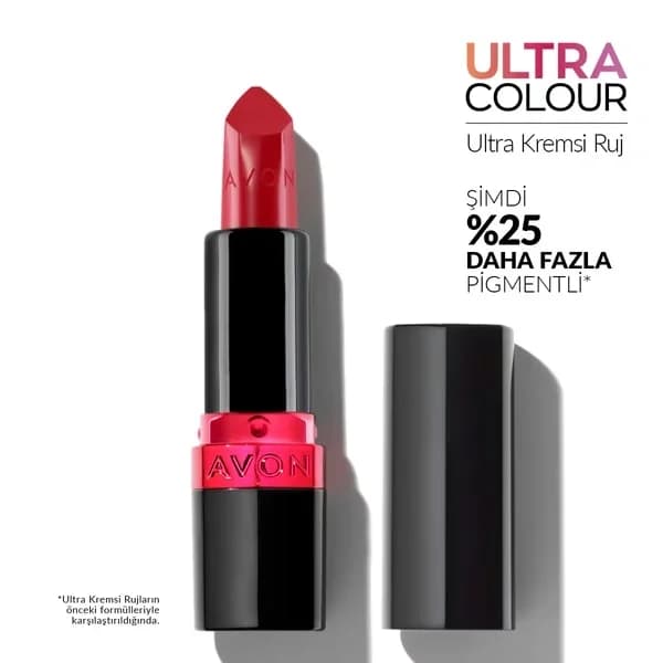 Avon Ultra Creamy Lippenstift Rot 2000 - Lebendige Farbe & Feuchtigkeit