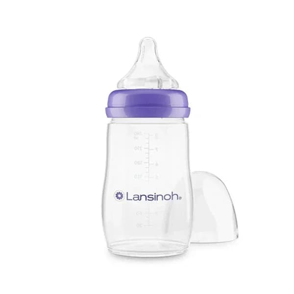 Lansinoh 240ml PP Flasche für Stillen und Anti-Kolik Pflege