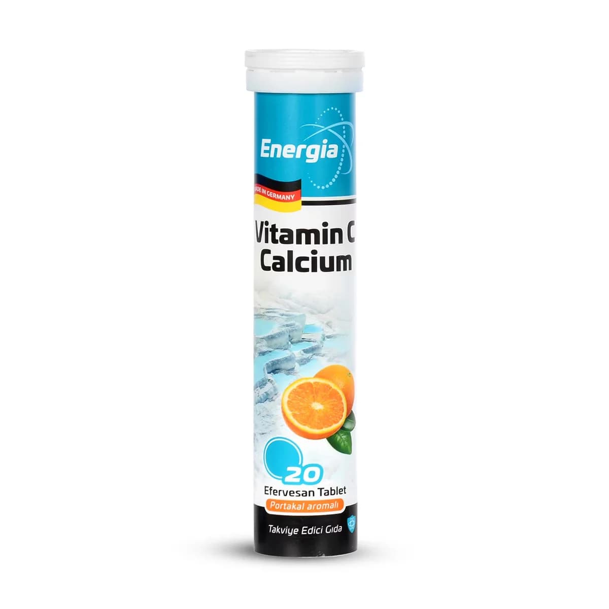 Energia Brausetabletten Calcium &amp; Vitamin C