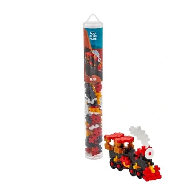 Plus-Plus Zug-Bausatz - 100 Teile in Tube