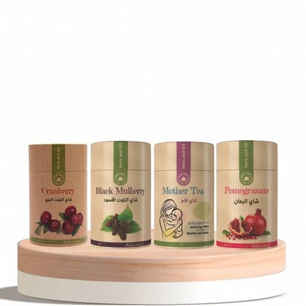 Kräuter- und Ölteebox gemischt - 4 Produkte von Herb and Oil