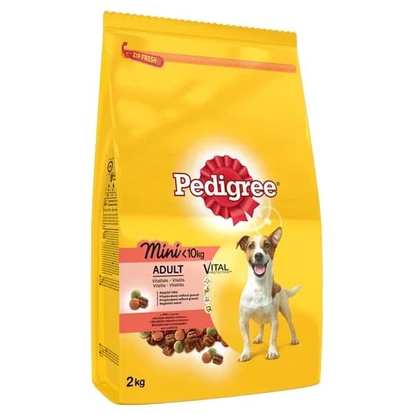 Pedigree VITAL PROTECTION Rind & Gemüse Hundefutter für kleine Rassen 2kg