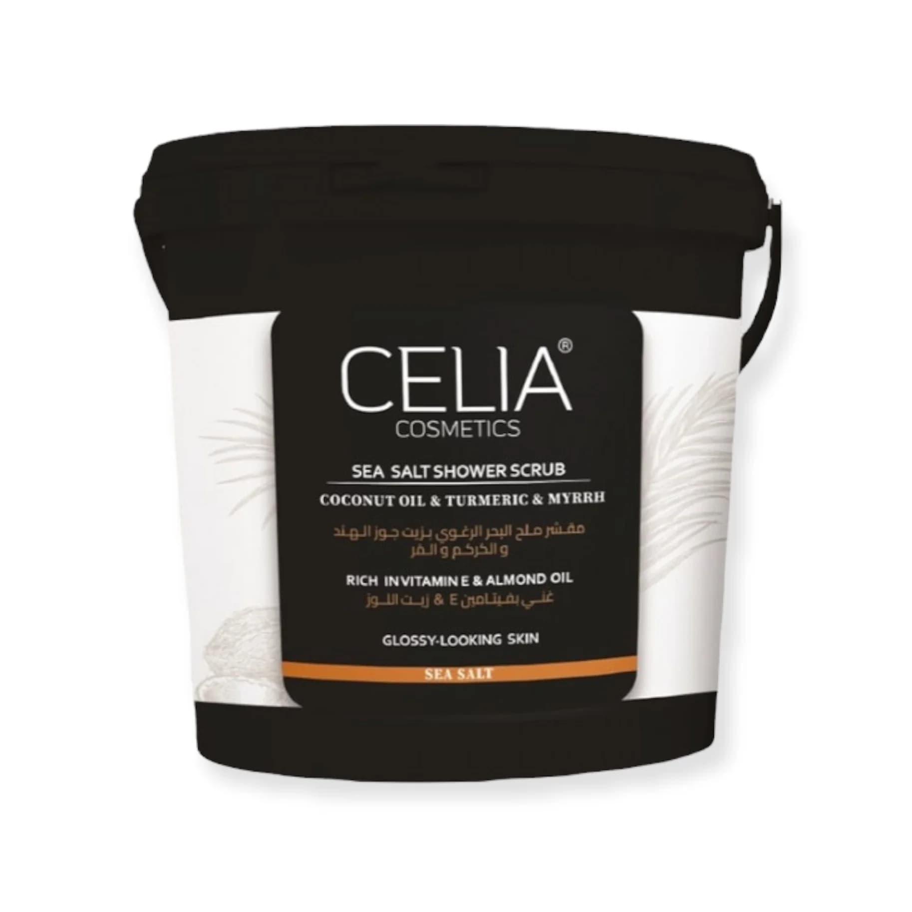 Celia Kurkuma und Myrrhe Schaum-Salzpeeling mit Kokos 600g
