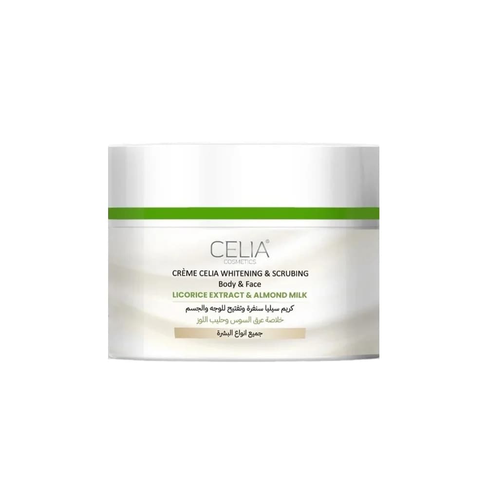 Celia Süßholz- und Mandelmilch Peeling- und Aufhellungscreme 500g