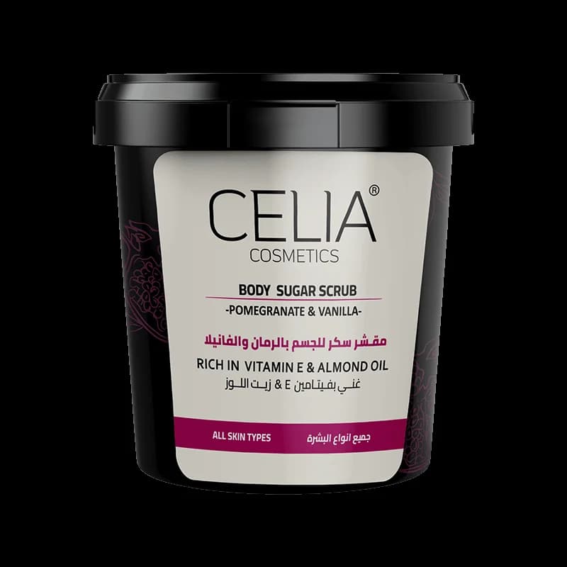 Celia 600g Granatapfel- und Vanille-Zuckerpeeling