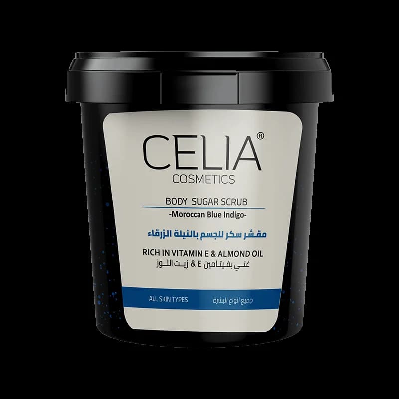 Blauer Indigo Zuckerscrub 600g von Celia