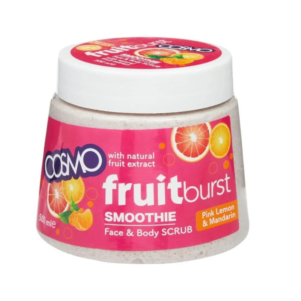 Cosmo Soft und Shine Pink Lemon und Mandarine Gesichts- und Körperpeeling, 500 ml