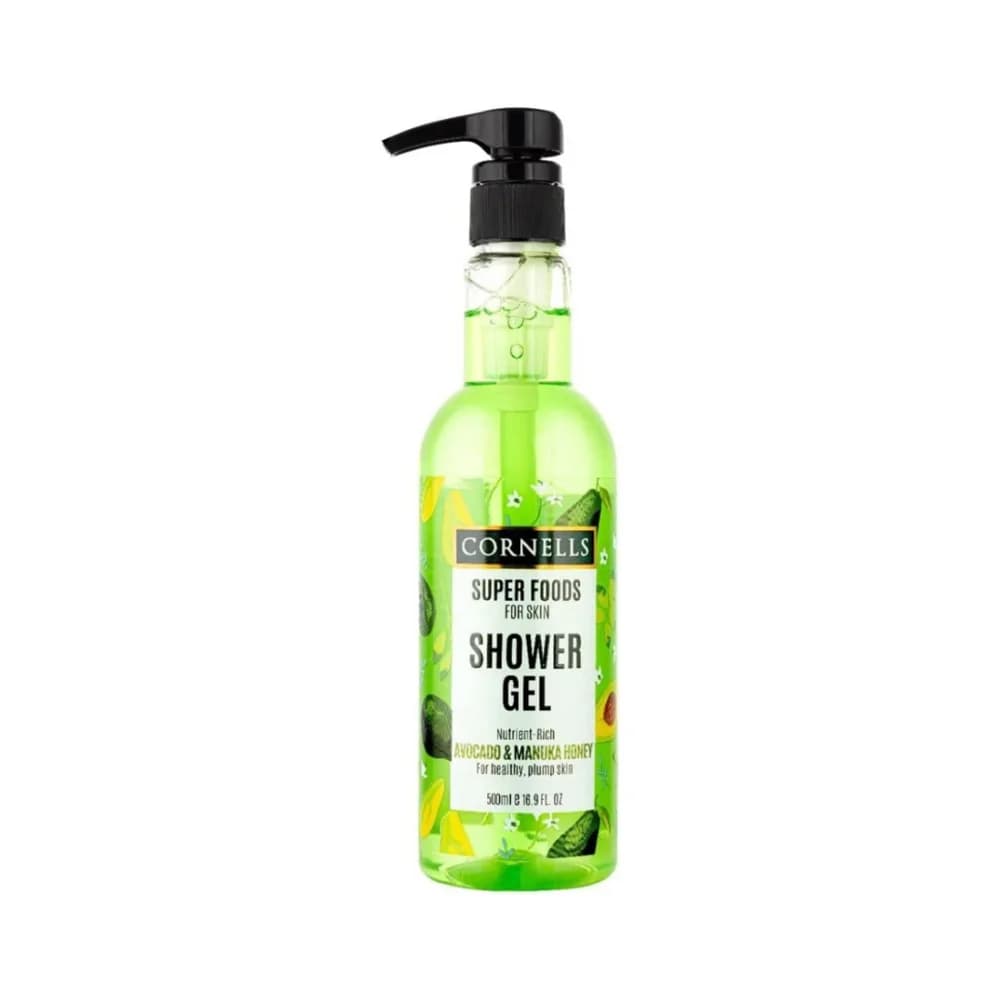 Cornells Superfoods Avocado und Manuka Honig Duschgel 500ml