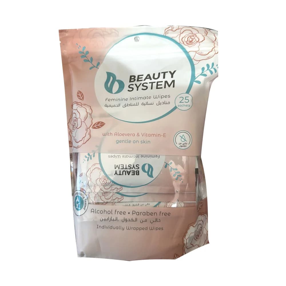 Beauty System 25 Intimfeuchttücher von Beauty System