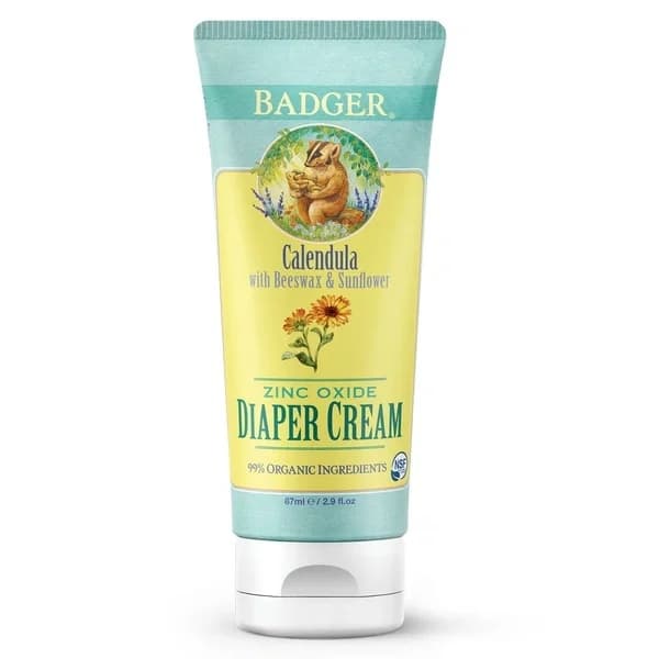 Badger Windelcreme 87ml - Natürlicher Schutz & Linderung bei Hautausschlägen
