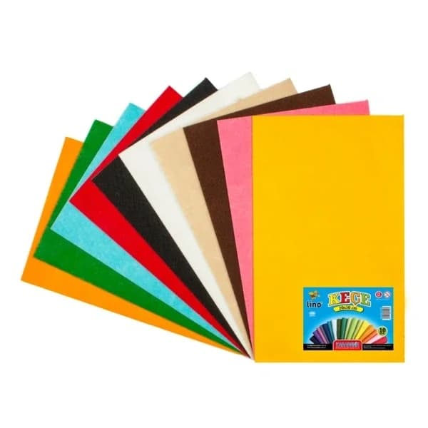 Filzplatten von Lino Craft - 10 Farben, 1,8mm