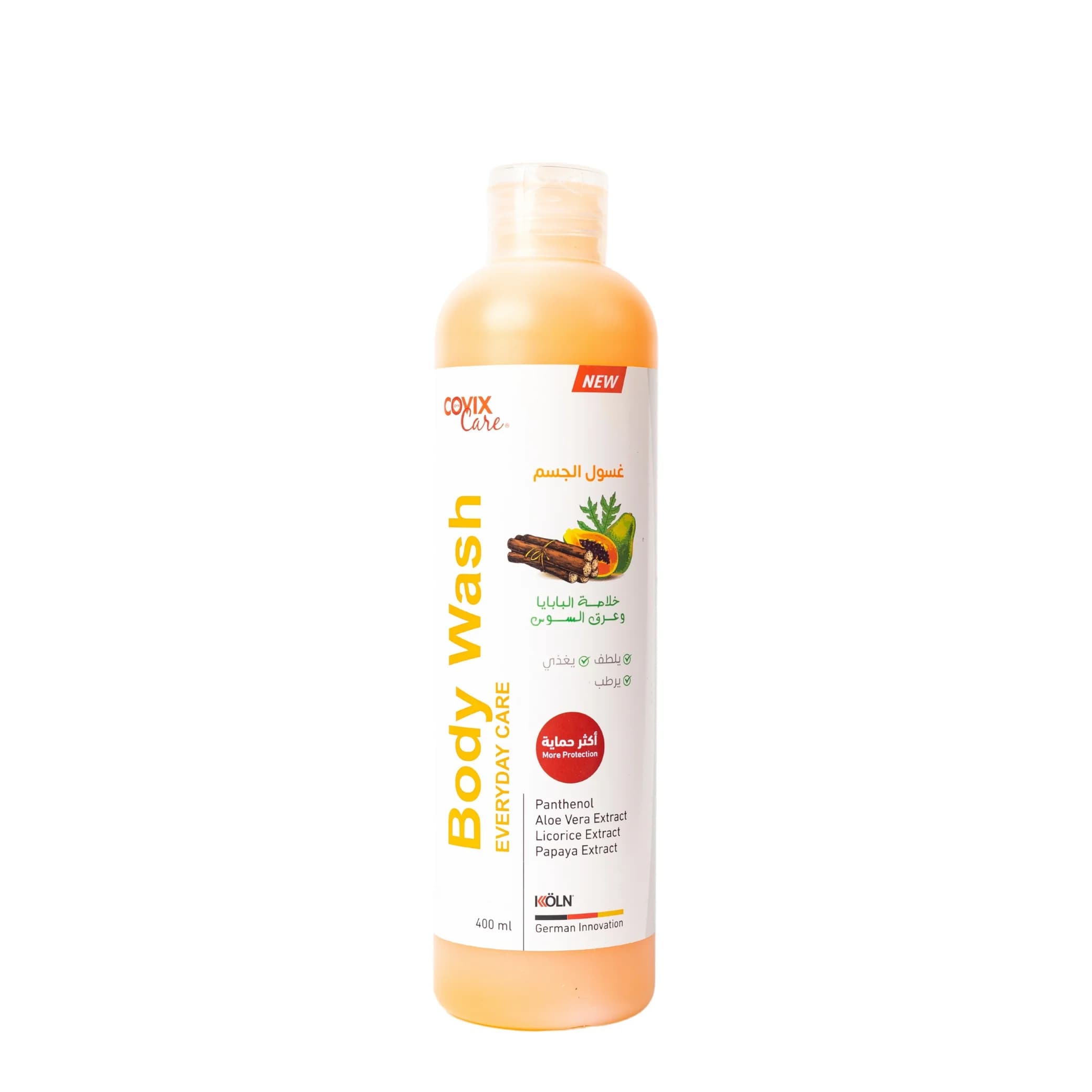 Covix Care Duschgel mit Papaya und Süßholz 400 ml