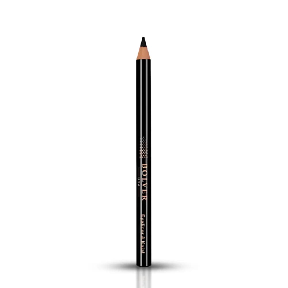 Schwarzer Holz-Eyeliner-Stift P701 von Pulver