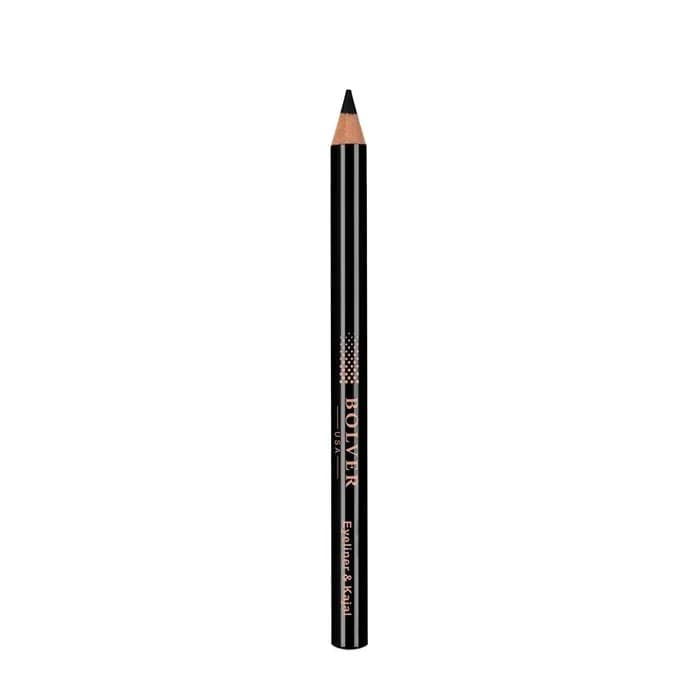 Dunkel schwarzer Holz-Eyeliner-Stift P703 von Bolver