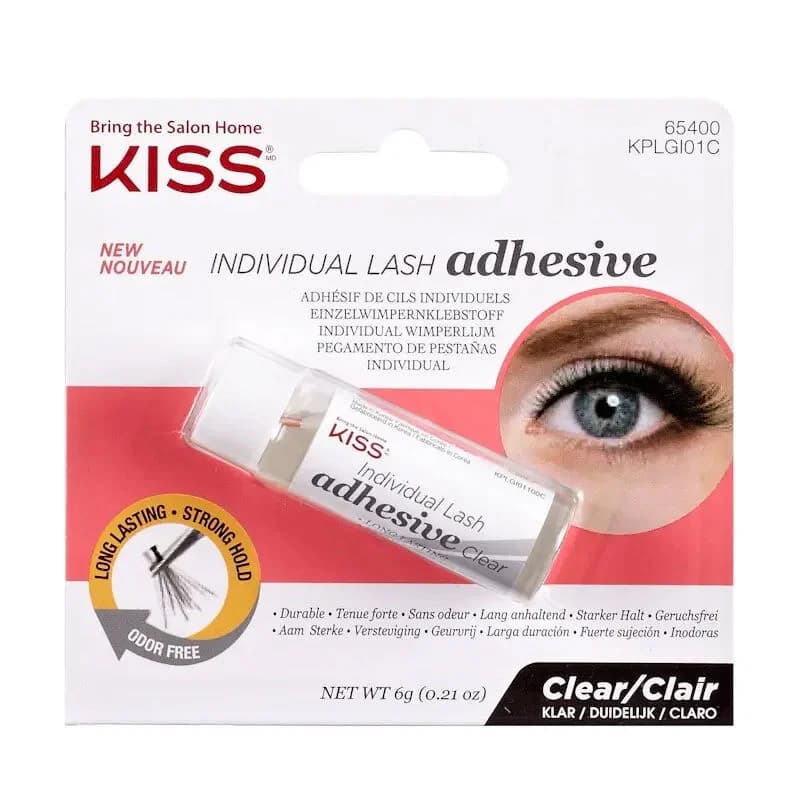 Kiss Klarer Wimpernkleber 65400 | Langanhaltender Halt