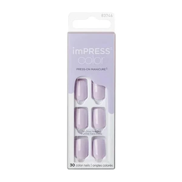 imPress Color Selbstklebende Kurze Kunstnägel