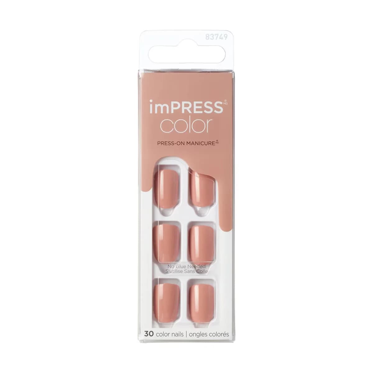 imPress Color Selbstklebende Kurze Kunstnägel
