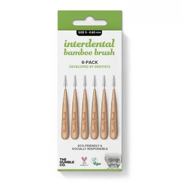 The Humble Co Interdentalbürsten aus Bambus 6er-Pack