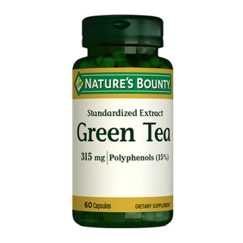 Grüner Tee 315mg - Antioxidans Ergänzung 60 Kapseln von Nature's Bounty