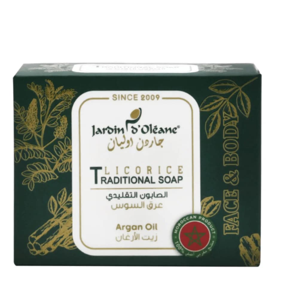 Traditionelle Seife mit Arganöl und Süßholz 100g von Garden Olian