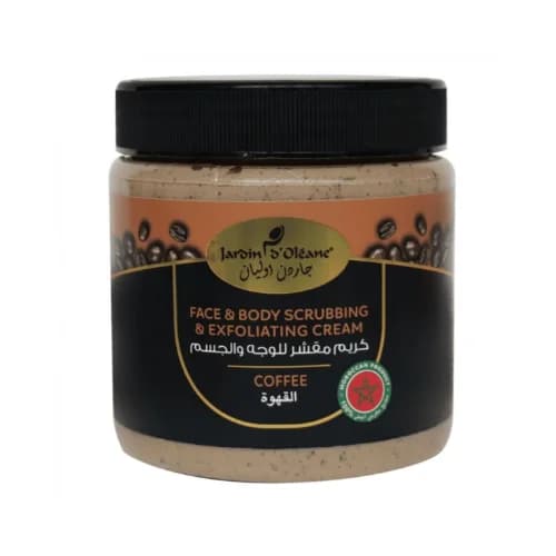 Jardin Oleane Gesichts- und Körperpeelingcreme Kaffee 500 ml