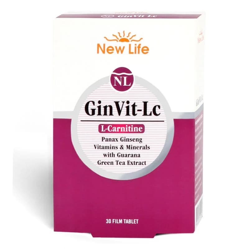 New Life GinVit-Lc L-Carnitin 30 Tabletten