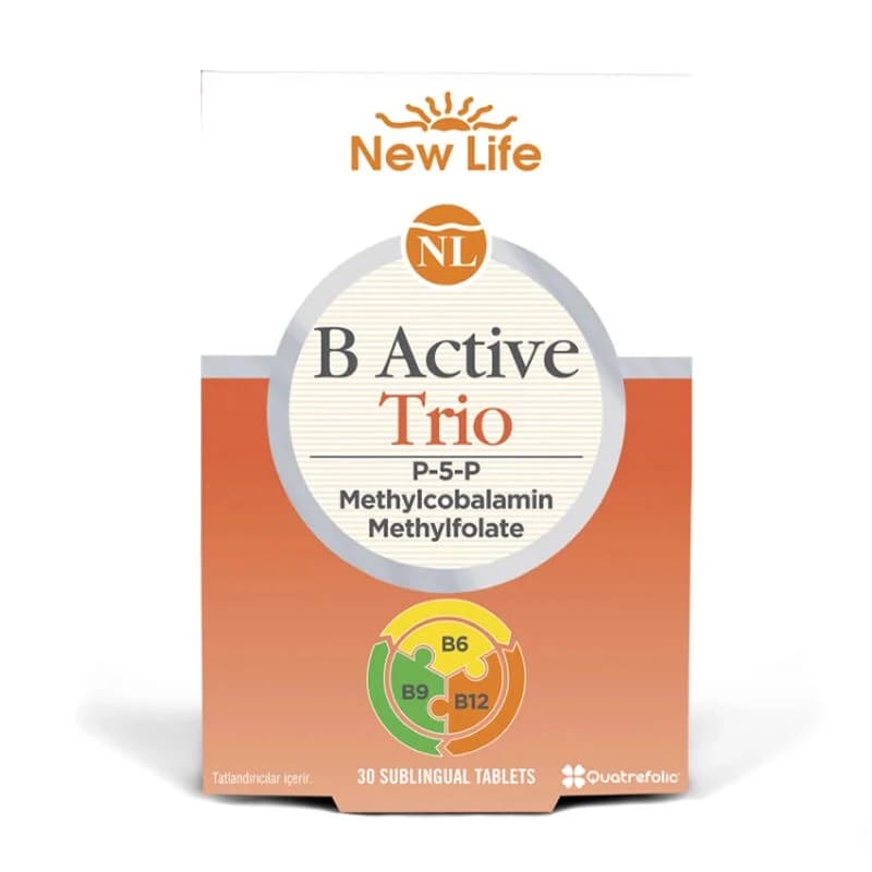 New Life B Aktiv Trio: Energie- & Nervensystemunterstützung 30 Kapseln