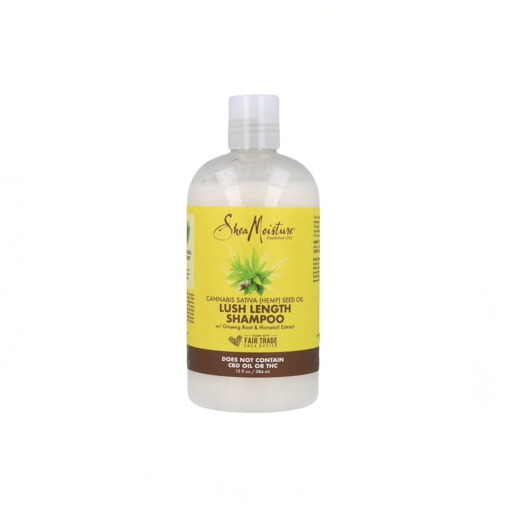 Shea Moisture Haarverlängerndes und Verdickendes Shampoo mit Hanfsamenöl, 384 ml